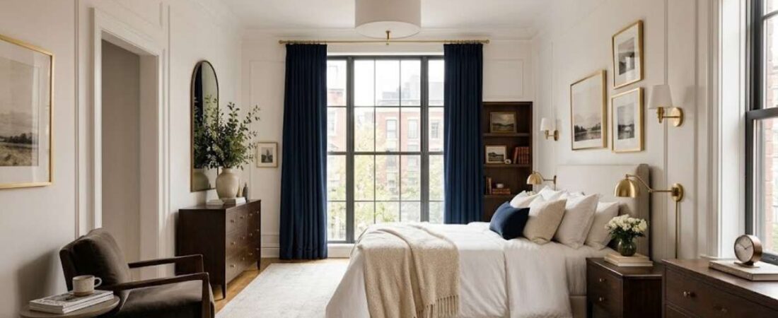15 Navy Curtains Bedroom Ideas for a Cozy, Expensive Look